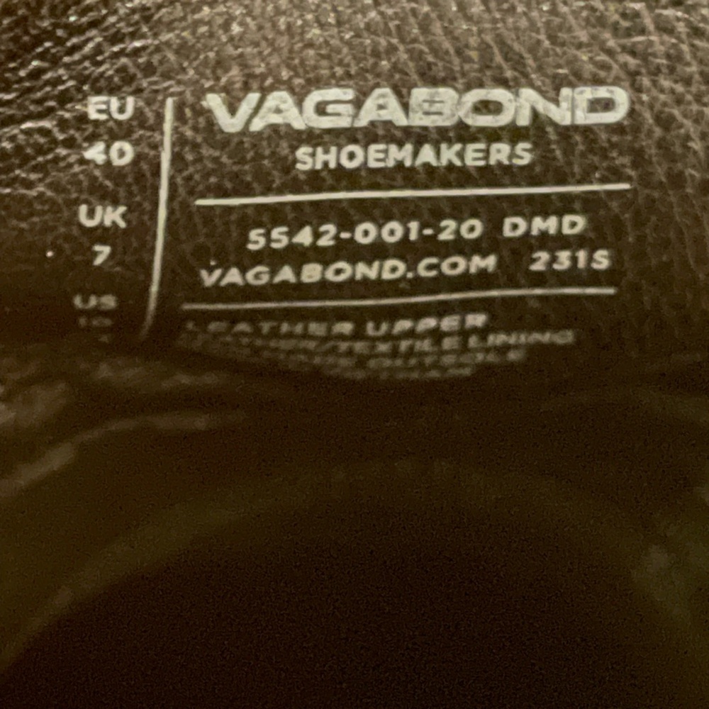 Vagabond Black Dorah Leather Heeled Loafers - Picture 7 of 10